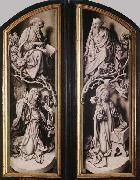 MASTER of the St. Bartholomew Altar Crucifixion Altarpiece France oil painting artist